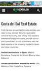 Mobile Screenshot of costadelsolrealestate.org