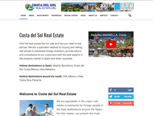 Tablet Screenshot of costadelsolrealestate.org
